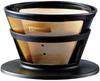 Kjerner Coffee Dripper Gold Filter Bare sett det direkte på koppen For 2 til 8 kopper Samutviklet