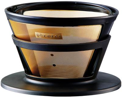 Cores Coffee Dripper Gold Filter Just Set It Directly On the Cup For 2 To 8 Cups Co-developed