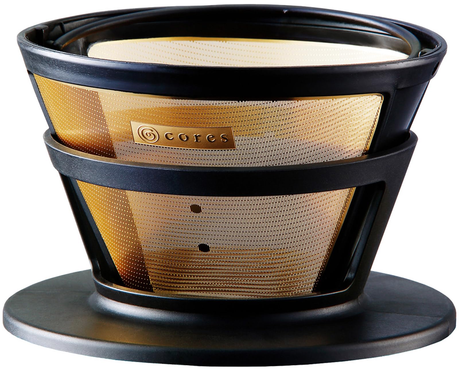 

cores Кофеварка Золотой фильтр Просто поставьте ее прямо на чашку Для 2-8 чашек Разработано совместно