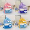 Cinnamon Letters Print Childrens School Bag With Cartoon Anime Prints For Daily Use