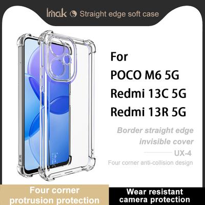 Für Redmi 13C 5G / Redmi 13R 5G / POCO M6 5G Handyhülle IMAK UX-4 Stoßfeste Weiche Hülle