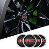4 szt. 56 mm Naklejki na koła samochodowe Środkowa nakładka na piastę Emblemat samochodowy Odznaka Naklejka Do Volkswagen GTI R-Line R Polo T5 Golf Passat Scirocco