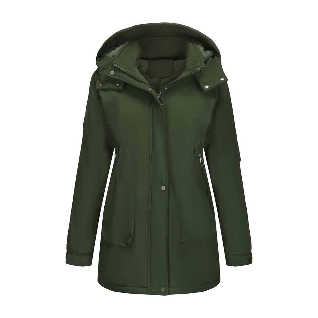 Women's Detachable, Windproof, and Warm Hiking Jacket for Autumn and Winter – A Versatile and Stylish Casual Outerwear.