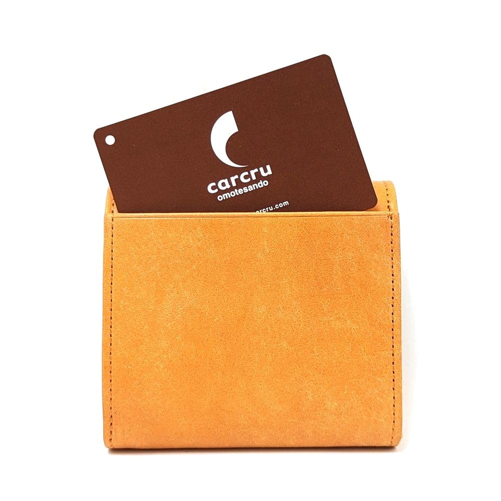 Karukuru Compact Wallet, OrangeCamel, MOS-VG003
