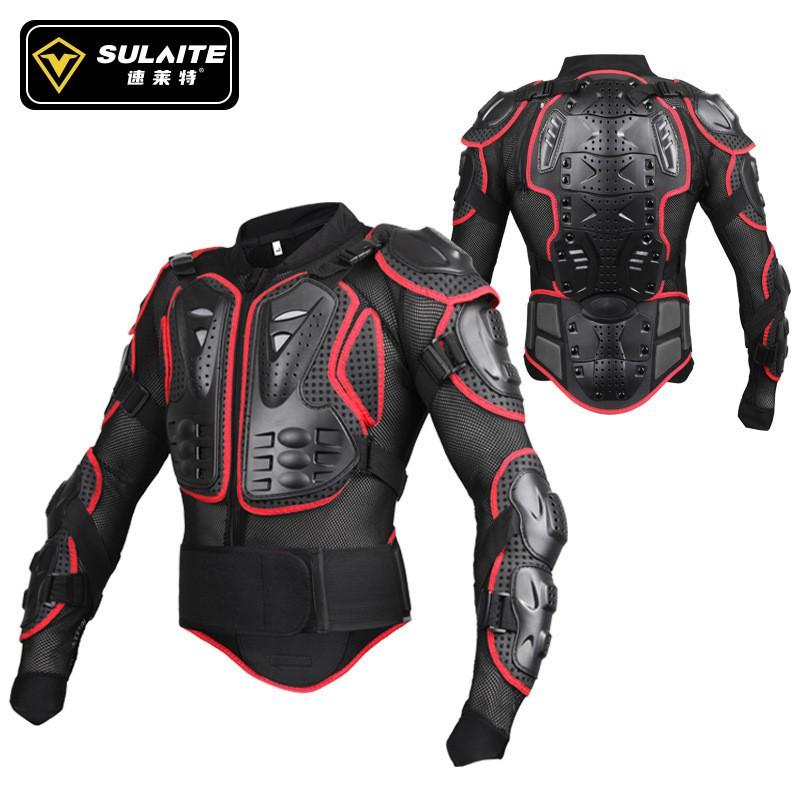 Giacca Corazza da Moto Set Ginocchiere Off-Road ATV Dirt Bike Protezione per Pendolarismo Urbano
