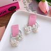 2pcs New Korean The Star Children's Hair Rope Electroplated Flower Girl Rubber Band Hair Band Girl Sweet Hair Accessories