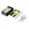 Russian Tarot: Tapo Tarot Card Oracle Card Fate Divination Prophecy Card Family Party Game Tarot Card Deck Brochure Guide