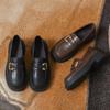Platform Small Leather Shoes Women's Shoes Spring Retro Mary Jane Summer Black Single Shoes