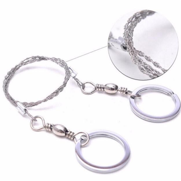 Travel Tool Wire Saw Rope Portable Emergency Survival Gear Steel Wire Saw Camping Hiking Outdoor Tools