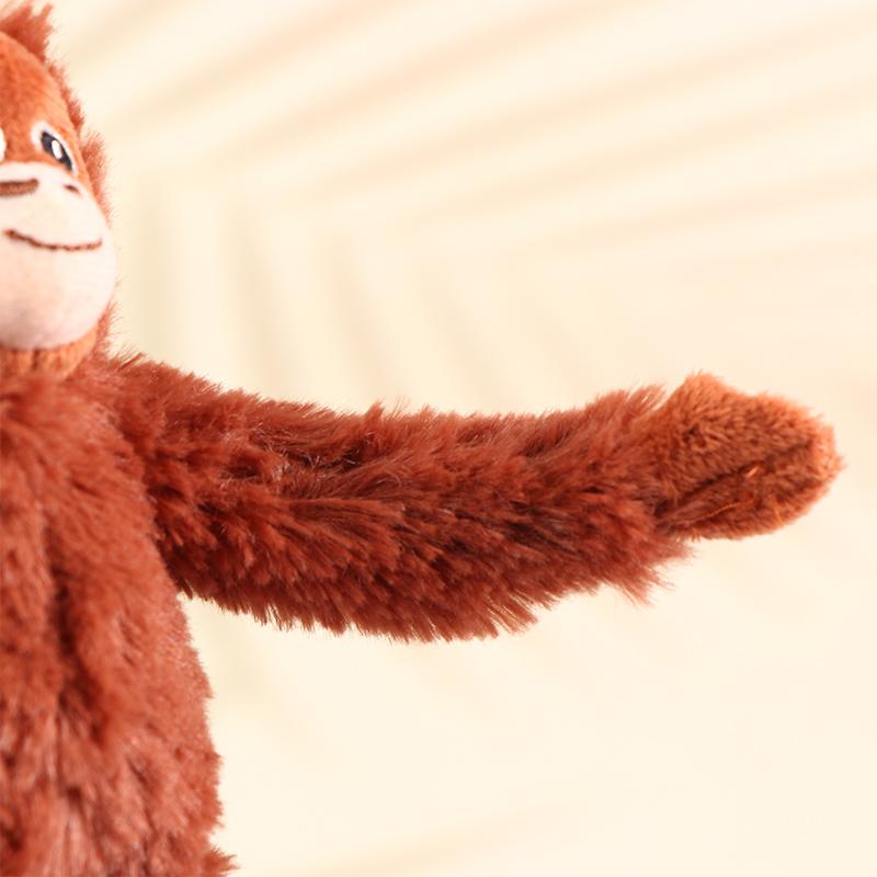 Cute Plush Key Chain Fur Monkey Toys Orangutan Keychain Women Bag Pendant Car Trinket Decorate