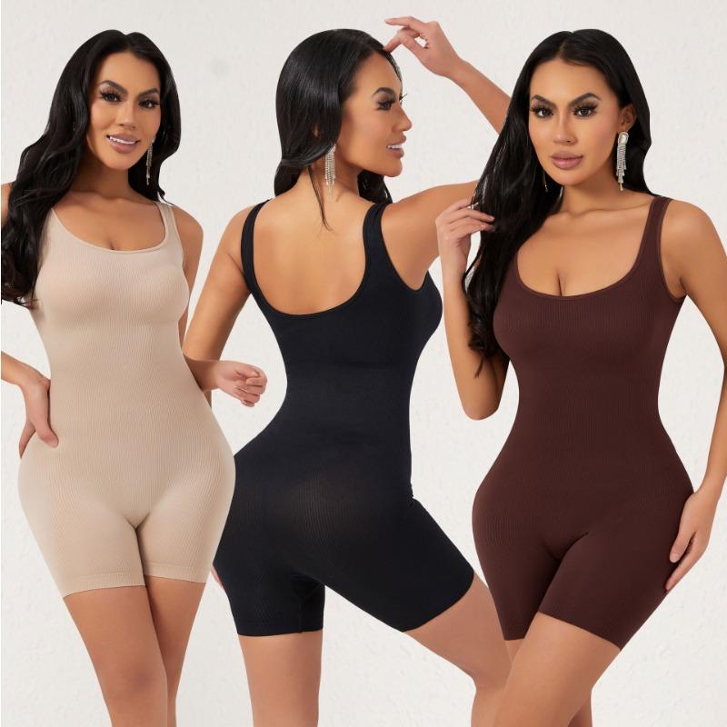 Women Seamless U Back Tummy Control Butt Lift Shapewear Bodysuit