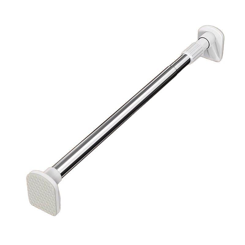 Retractable No-Drill Stainless Steel Clothes Drying & Hanging Rod for Bathroom or Balcony