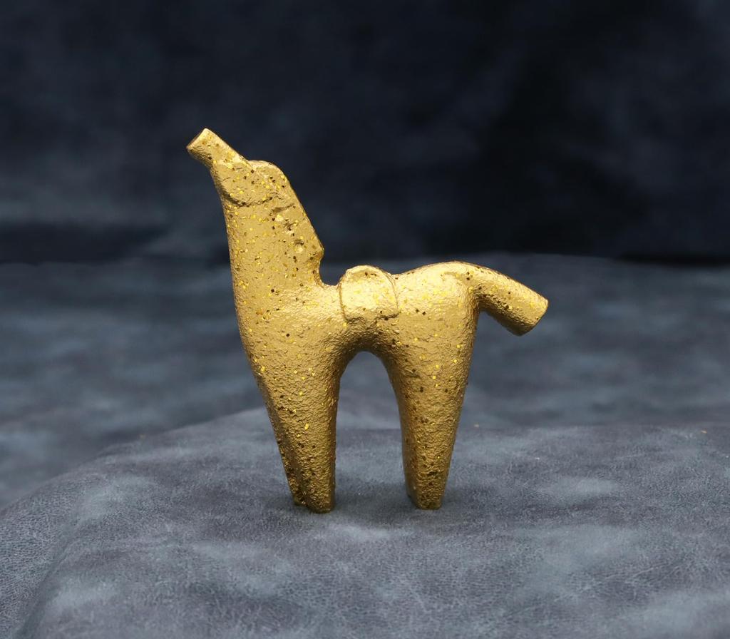 Takenaka Bronze 2026 Zodiac of the by Sculptor Sotaro Traditional Art and Craft "Year Horse" Saegusa, [Hizokko]