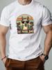 New Summer American Heavy Cotton Printed Tshirts for Unisex and Women Short Sleeve Sweatabsorbing Breathable Fabric YK