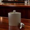 Large Capacity Pure Titanium Flask with Funnel - Lightweight and Portable for Outdoor or Home Bar Use