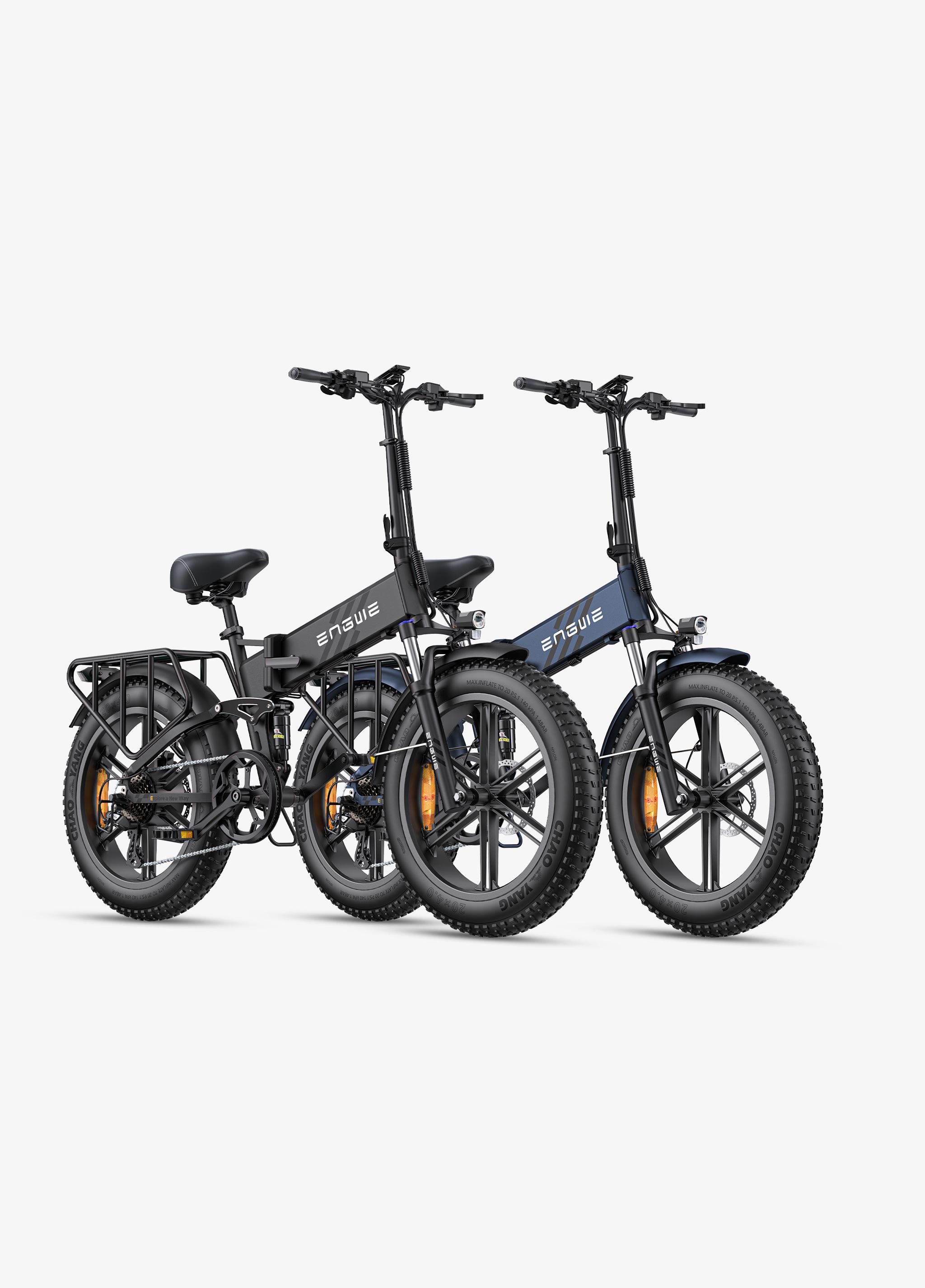 Vélo électrique pliable NGWE ENGIN-PRO-2.0, pneus larges de 4,0 x 20 pouces, pour adultes, batterie 48 V 16 Ah, autonomie de 120 km, vitesse jusqu'à 48 km/h M bleu