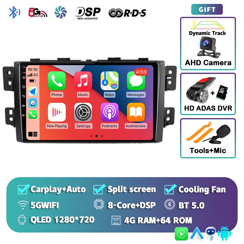 Android 14 Carplay Car Radio For Kia Borrego Mohave 2008 - 2012 Multimedia Video Player Navigation BT Stereo AI Voice 360 Camera