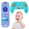 Non-Toxic Silicone Baby Teething Toys Remote Control Remote Control Game Controller Silicone Teething Toy For Babies 6-12 Months Gifts