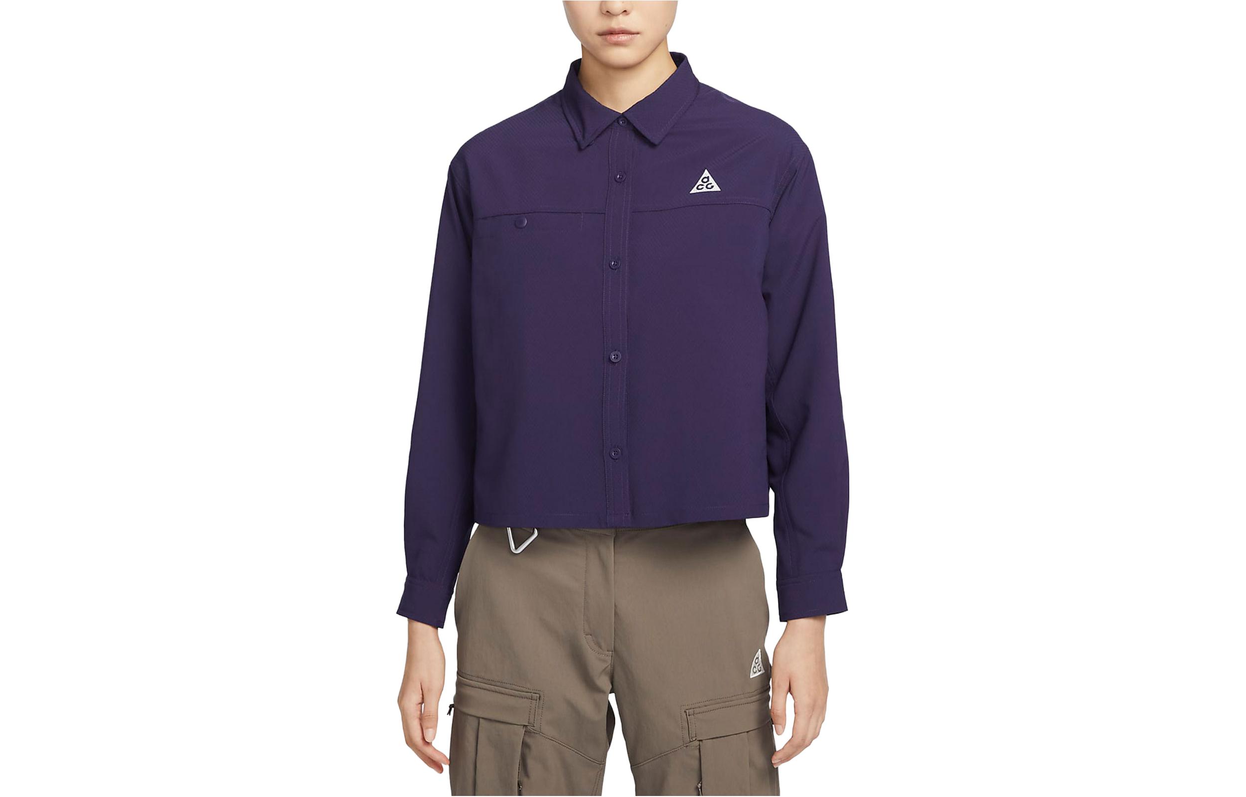Nike ACG Shirt Women s Ink Purple FB7888-555 XL