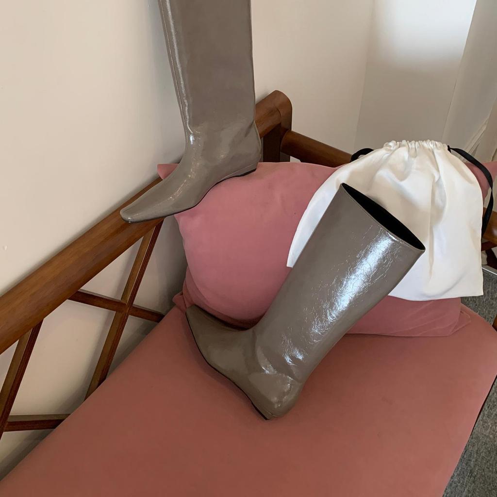 Fashion Versatile Boots for Women 2025 New Autumn Thin Square Head Heel Boots Temperament Commuter Knight Boots for Women