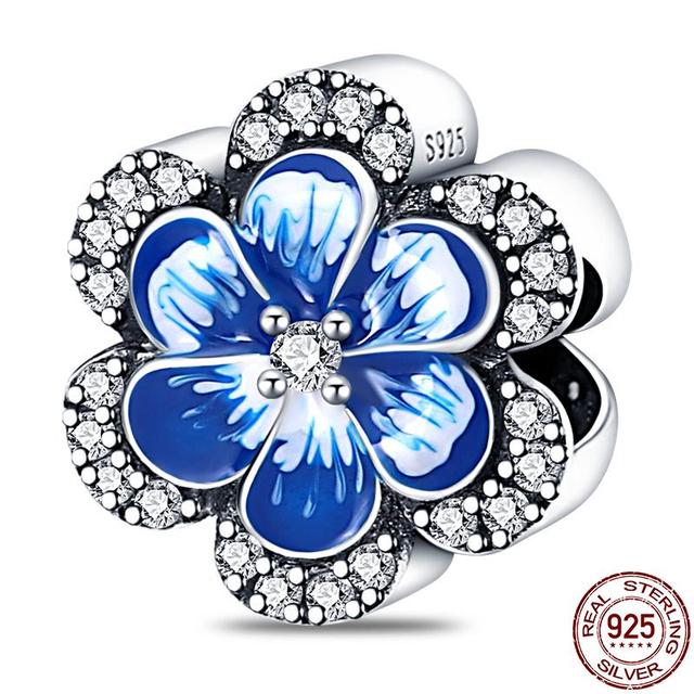 Argent Sterling 925   Perle Charm S'adapte lBracelet Collier Femmes Pendentif Caméléon Bijoux Fins DIY