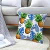 Summer Tropical Plants Decorative Pillowcase Green Leaves Throw Pillow Case Polyester Printing Pillow Cover 45X45Cm