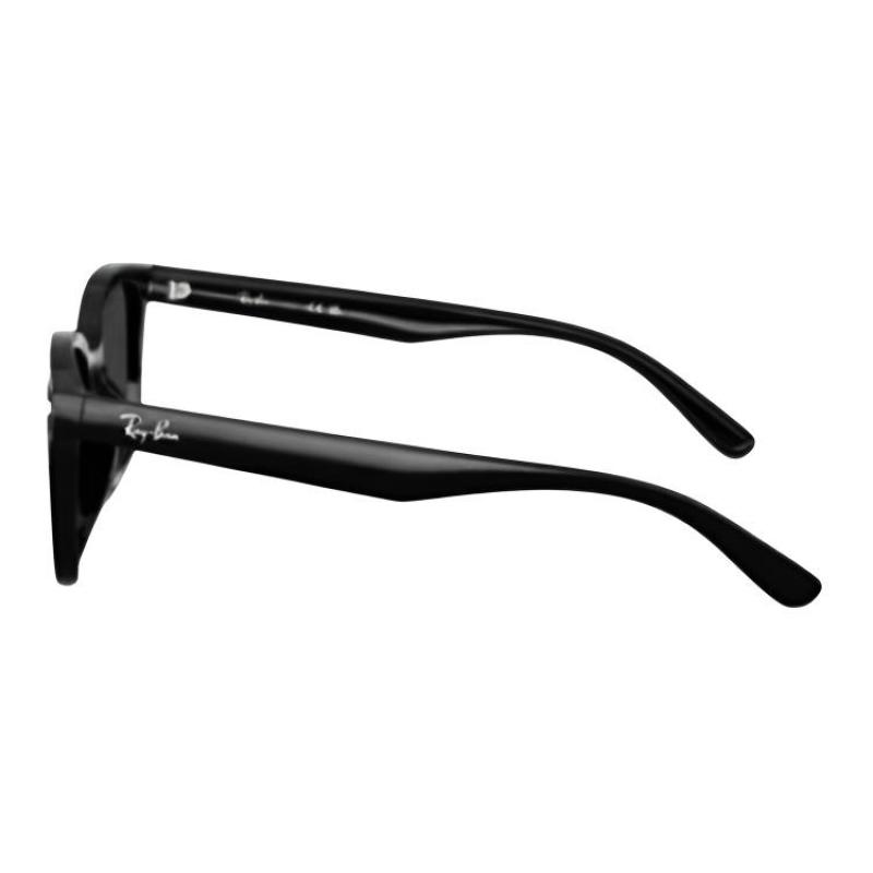 RayBan Nylon Narrow Frame Plate Frame Rectangular Sunglasses Unisex Couple Black