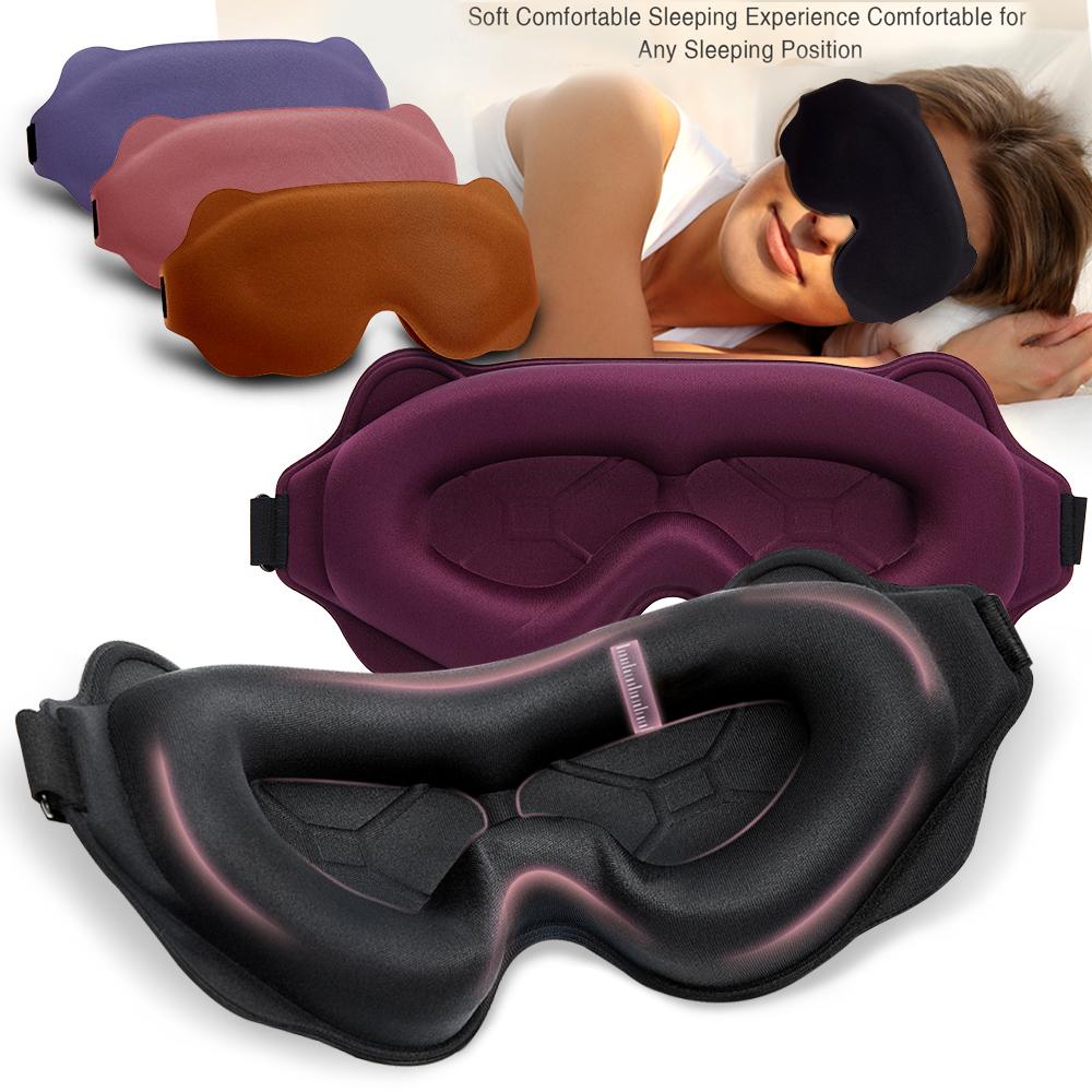 Soft Sleeping Eye Mask Breathable 3D Sleep Mask for Eyes for Travel Protable Eyeshade Night Slaapmasker Sleeping Mask Eye Shade
