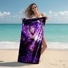 Personalized customized proof beach towel with Genshin Impact Balzebub pattern - soft, absorbent,quick-drying,perfect swimming,camping&bathing