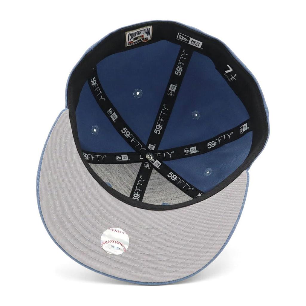 New Era 59FIFTY Soft Buckram Cap, Sunburn, LA Faded Blue, 7 1/4 inch, 5950SB LOSDODCO SUNBURN BLU