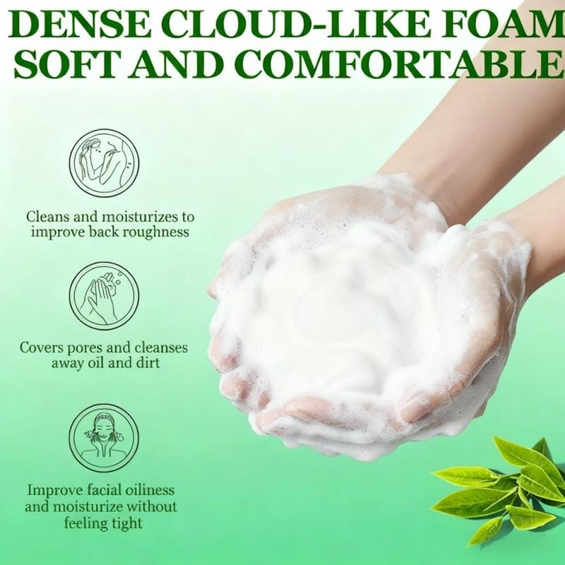 Tea Tree Olje Såpebar for Akne og Fet Hud - Antibakteriell, Dyprensende porer, med Kokos- og Olivenolje - Bekjemper Urenheter, Svarte Prikker og Kroppslukt