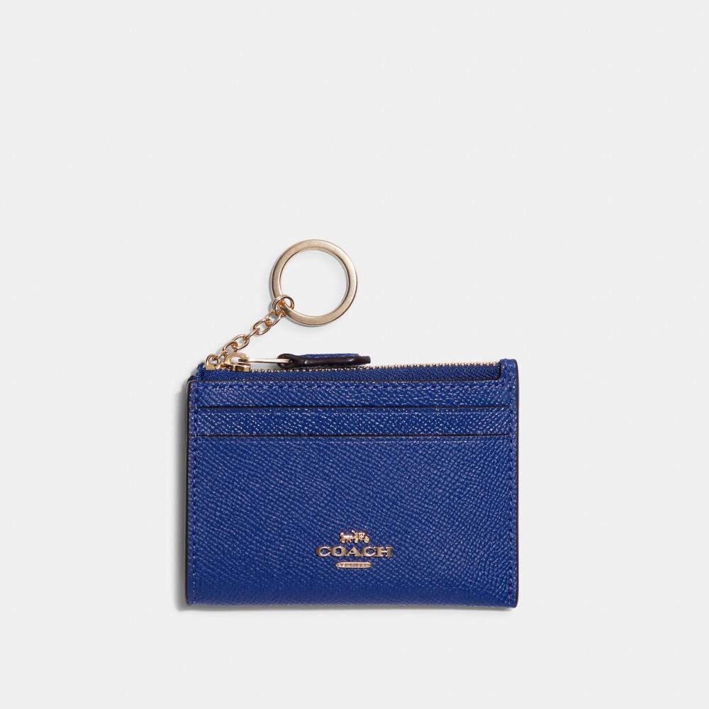 Coach Mini Skinny Id Case Gold Chalk