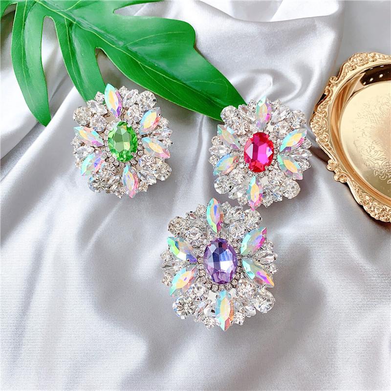 Super Fire Gorgeous Crystal Gem Holder Mobile Phone Universal Holder Telescopic Blingbling Decorative Sticker