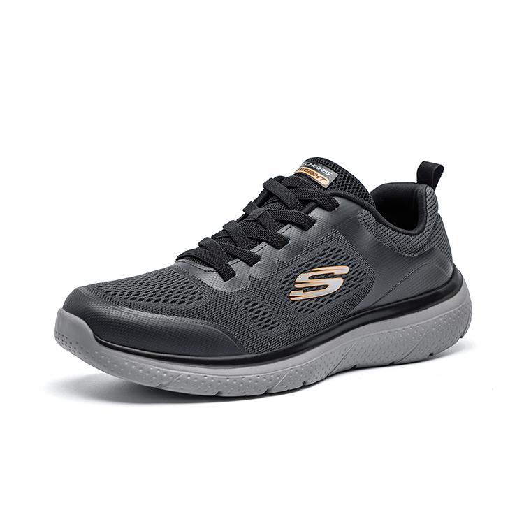 Skechers Running Shoes Men's Mid Top Charcoal/Black 8790306-CCBK
