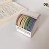 Fashion Hair Ties Set for Women Girls Simple Twist Elastic Rubber High Ponytail Hair Bands Hair Rope Hair Accessories Set