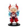 One Piece anime character laughing squatting Ace PVC cute doll Yamato car Q version trendy brand cartoon desktop ornaments