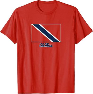 Ole Miss Football - Trinidad and Tobago Flag T-Shirt