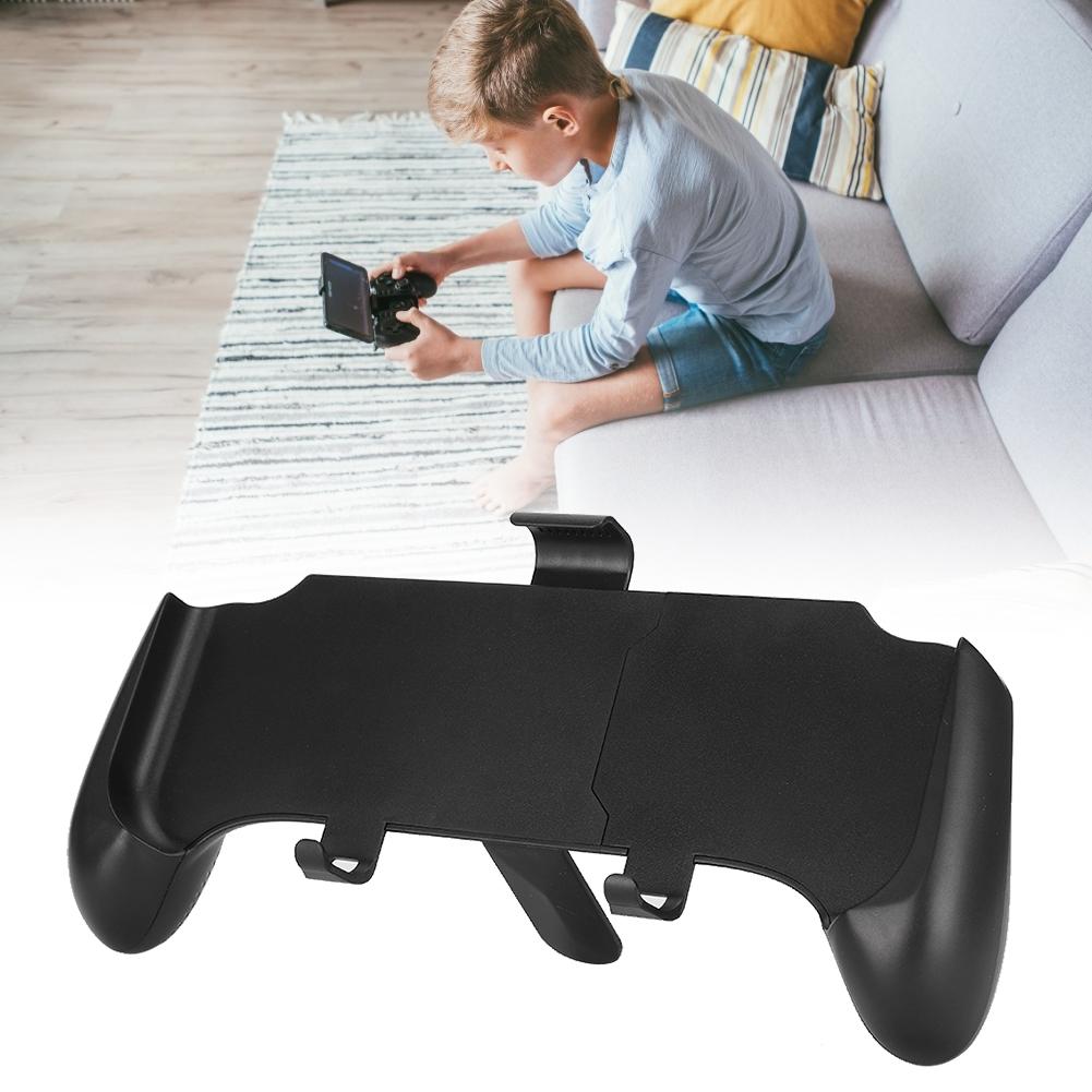 2 in 1 Game Machine Handle Bracket Protective Case Housing with Retractable Band Removable Holder for Switch Switch lite