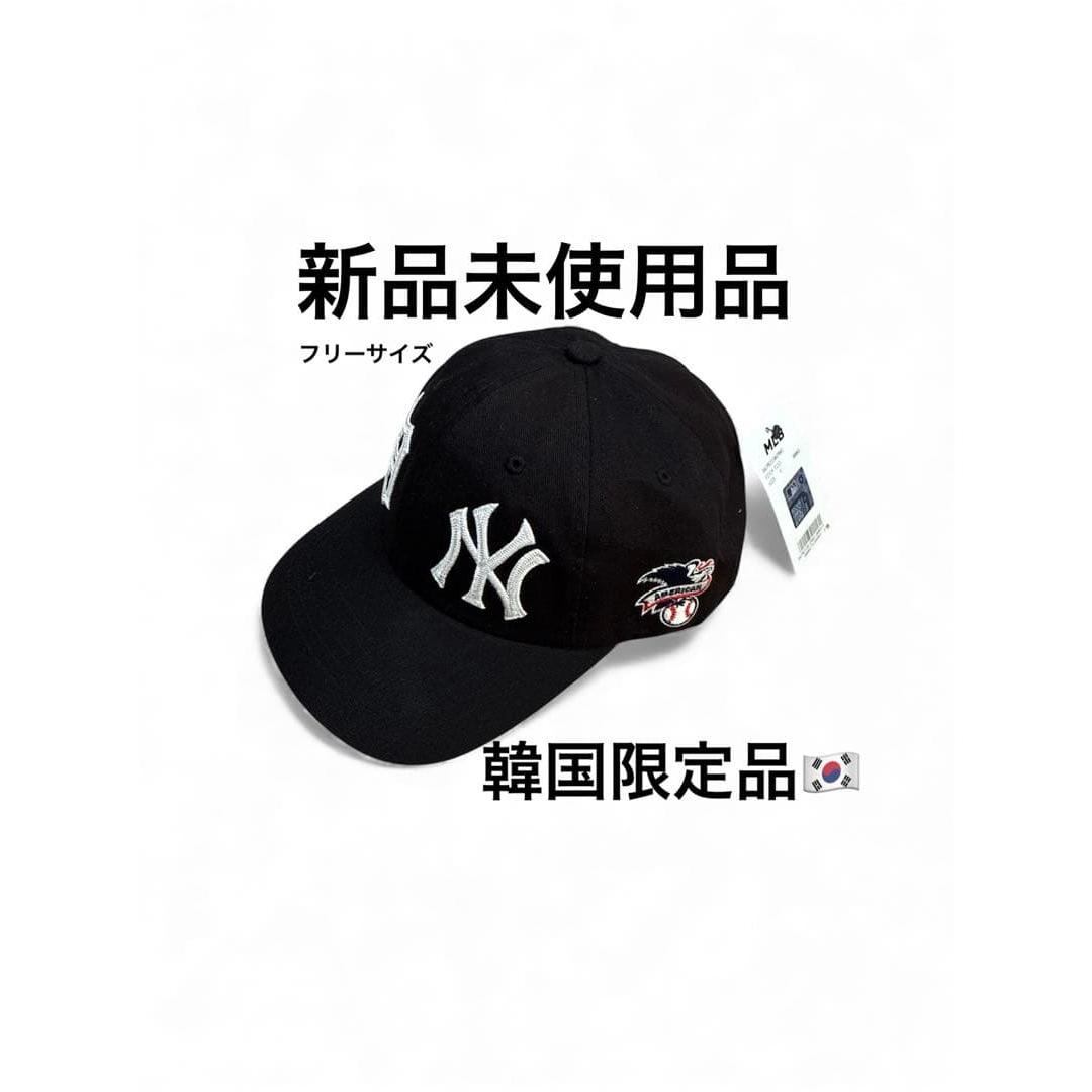 Used New York Yankees Black Cap Korea limited edition
