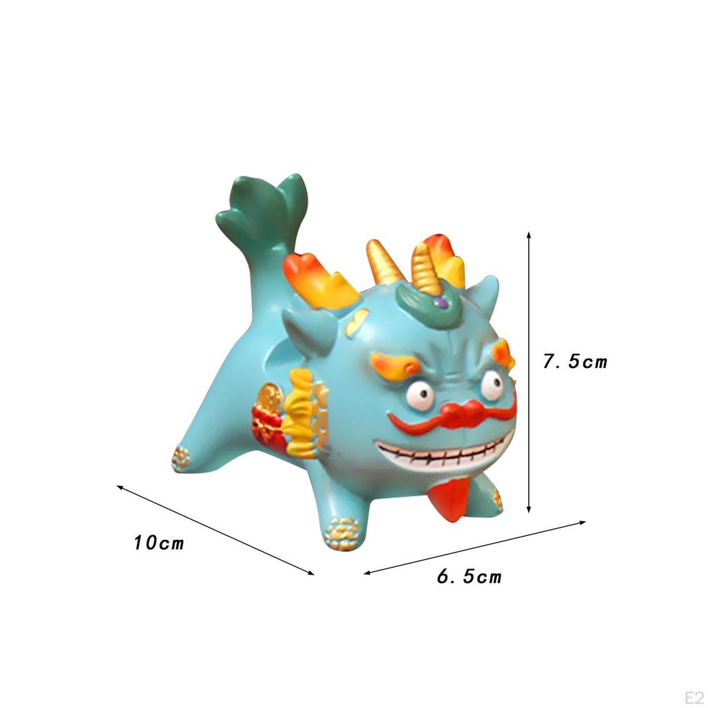 Chinese Dragon Figurine Phone Holder Cute Gift Statue Ornaments for Year Creative Gifts