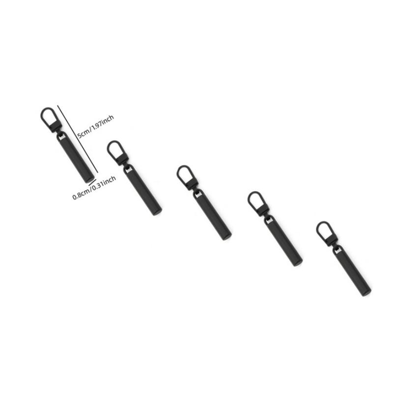 5 STÜCKE Reißverschluss-Schieber-Zipper-Puller Sofort-Reißverschluss-Reparaturset Ersatz Gebrochene Schnalle Reisetasche Koffer Reißverschlusskopf DIY Nähen Handwerk