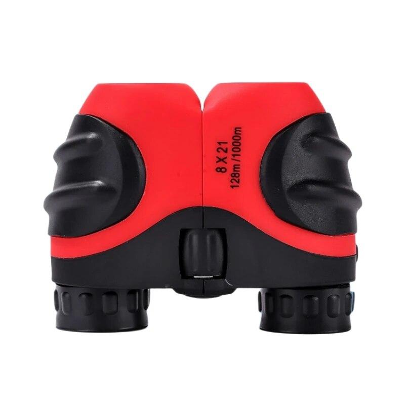 8x Kids Professional Mini Pocket Telescope Optics Compact Binoculars For Travel Bird Watching 21mm Objective Lens