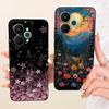 Cover For Realme 15 Pro Casing RMX5101 Silicone Luxury Fashion Flowers Kawaii Cute Painted Shockproof Phone Case