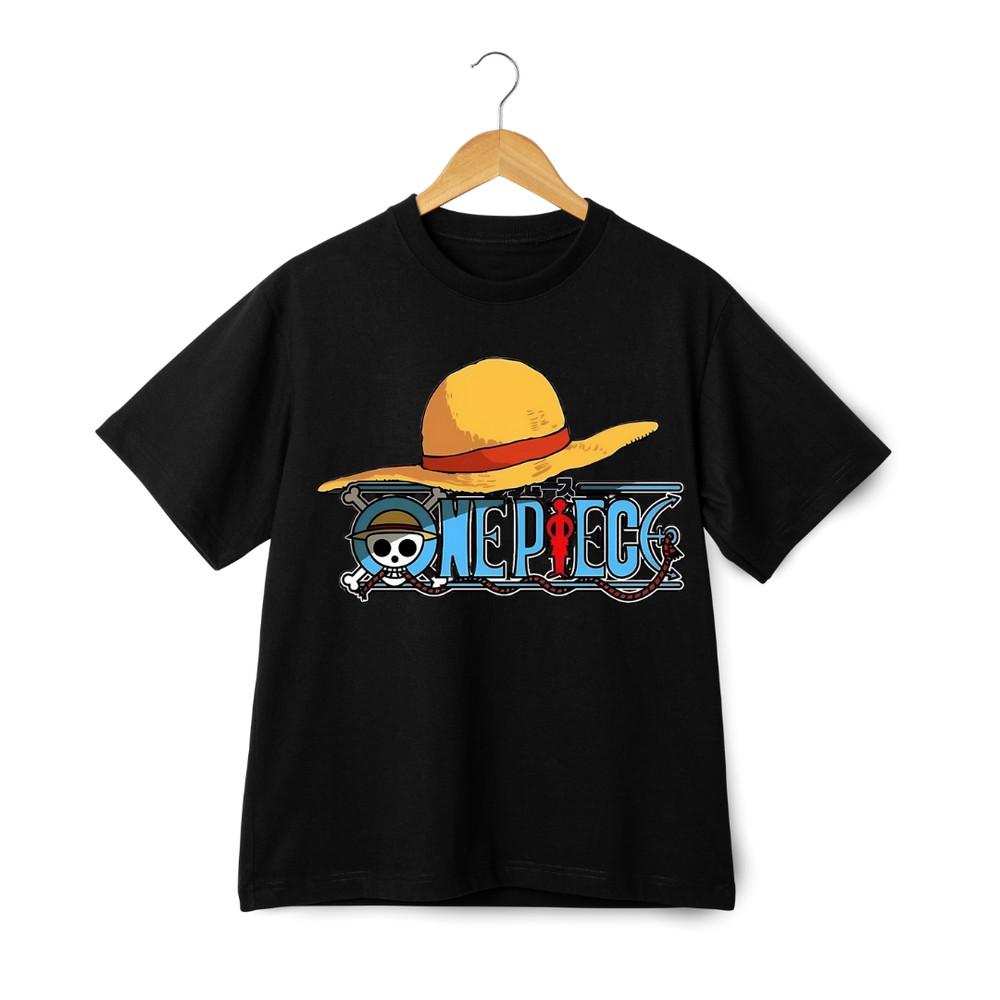 

One Piece Straw Hat Pirate Logo T-Shirt – Luffy Anime Custom Graphic Unisex Tee 4XL