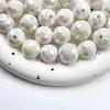Electroplated Faceted Football Beads 14-16mm | DIY Beading Cell Phone Chain Lanyard Pendant