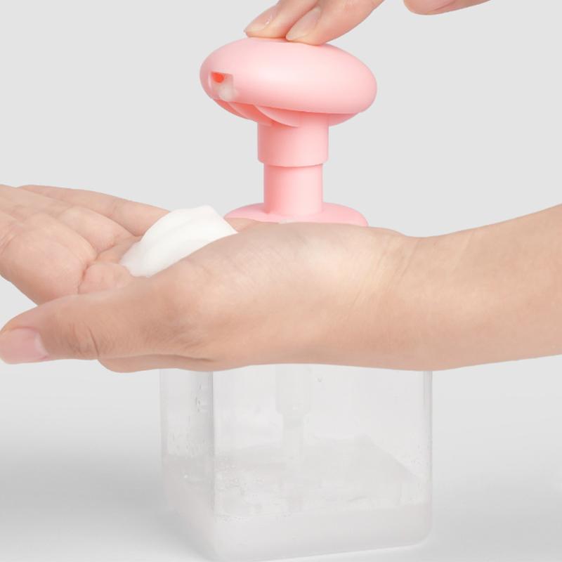 Botella Transparente Cuadrada de 250 ml Jabón Líquido Mousse Batida Puntos Embotellado Champú Loción Gel de Ducha Botellas con Bomba Para Dispensador de Jabón