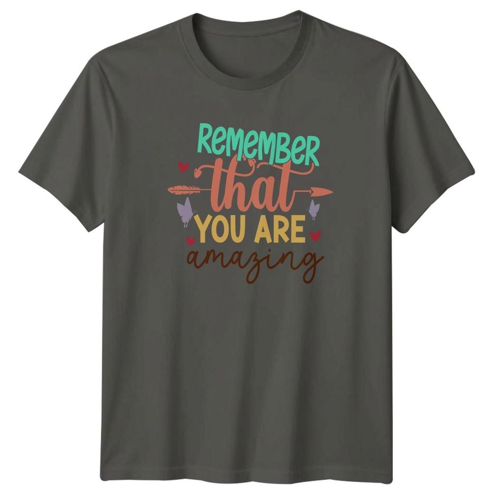 Remember That You Are Amazing Unisexs TShirt Boho Motivation Gift For Her S