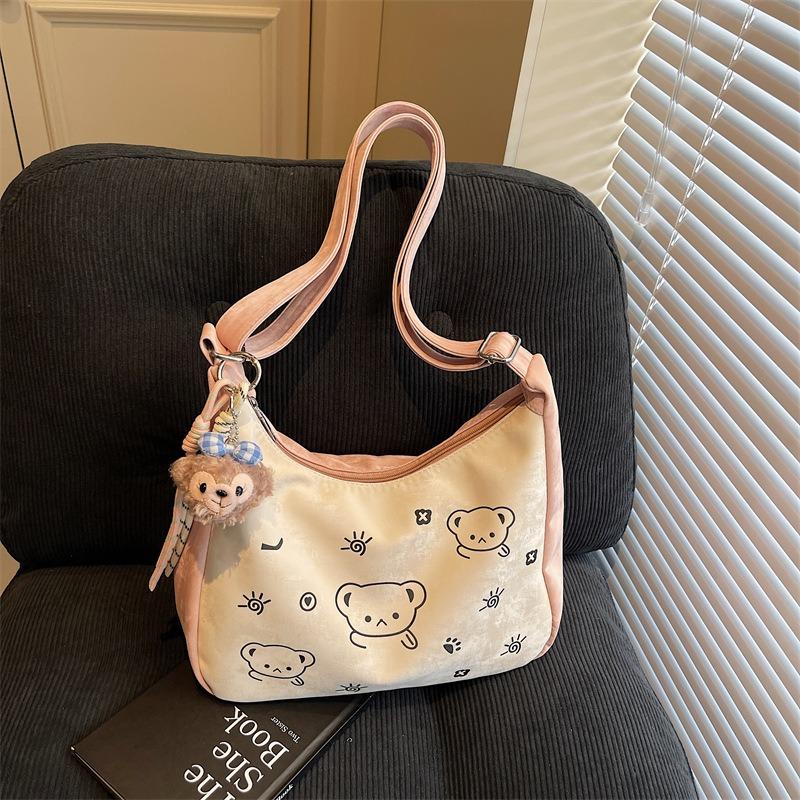 Large-capacity Bag Women's Summer Versatile New Simple Niche Shoulder Messenger Bag Commuter Dumpling Bag