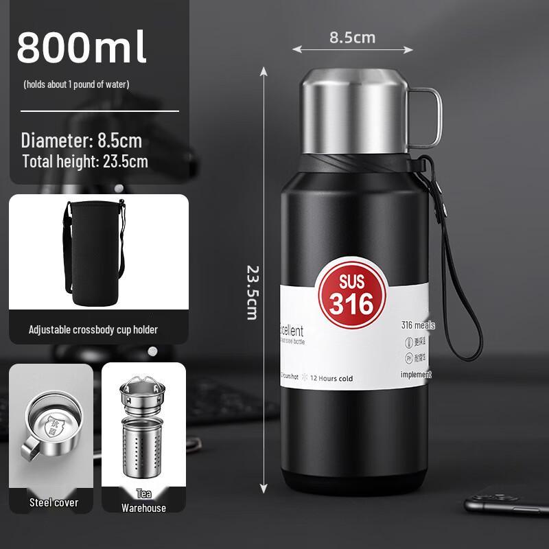 Shangqi Large Capacity Stainless Steel Insulated Water Bottle