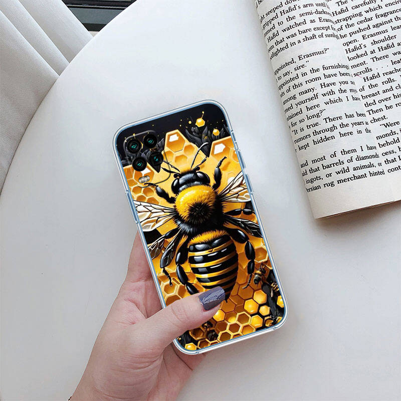 MH20 Bees Cartoon Case for Motorola E7 G6 G7 G8 G9 Plus Power Play G10 G20 G04 E30 E40 E22 E20 E13 E15 G22 G23 G05 G75 G35 G55